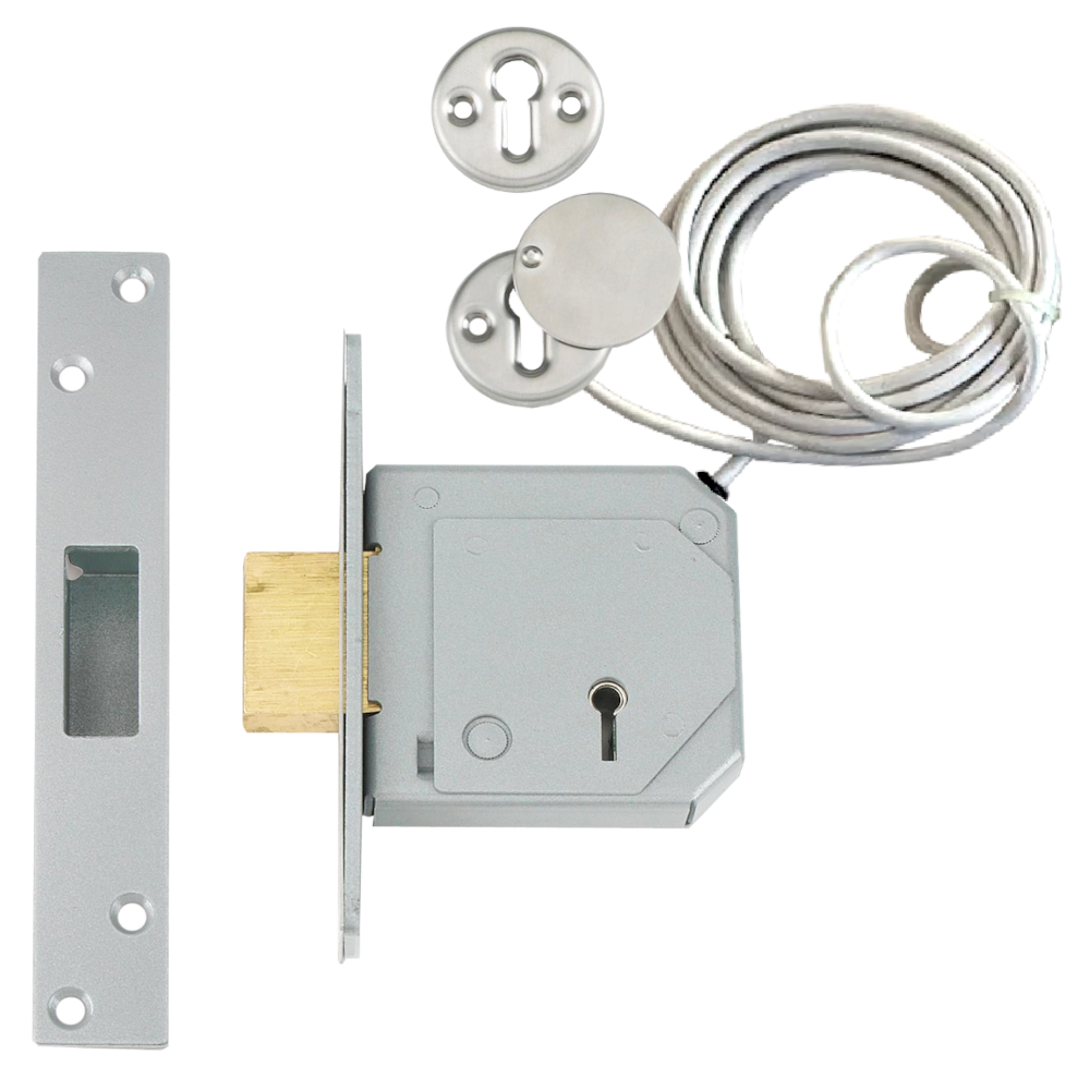 UNION C Series 3G114E BS 5 Lever Deadlock With Microswitch - 67mm Single Pole