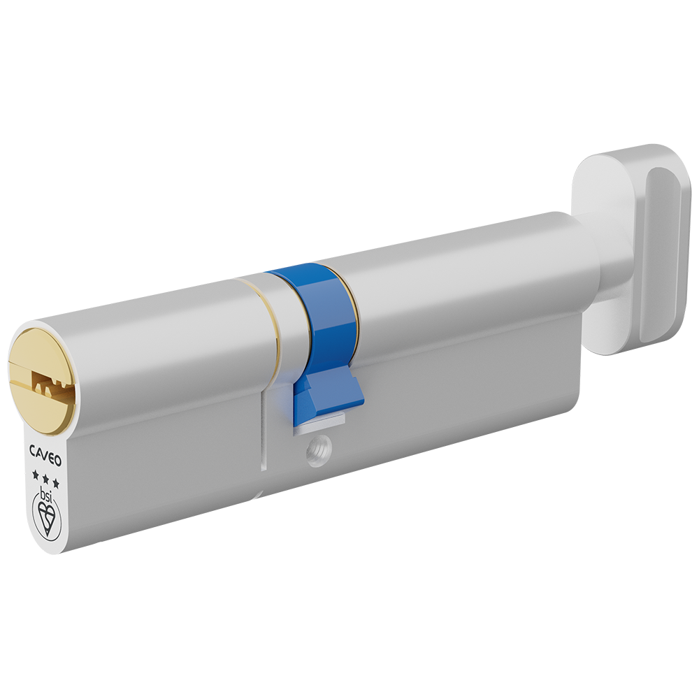 CAVEO TS007 3* Key & Turn Euro Dimple Cylinder - 105mm 45(Ext)/60 (40/10/55T) KD