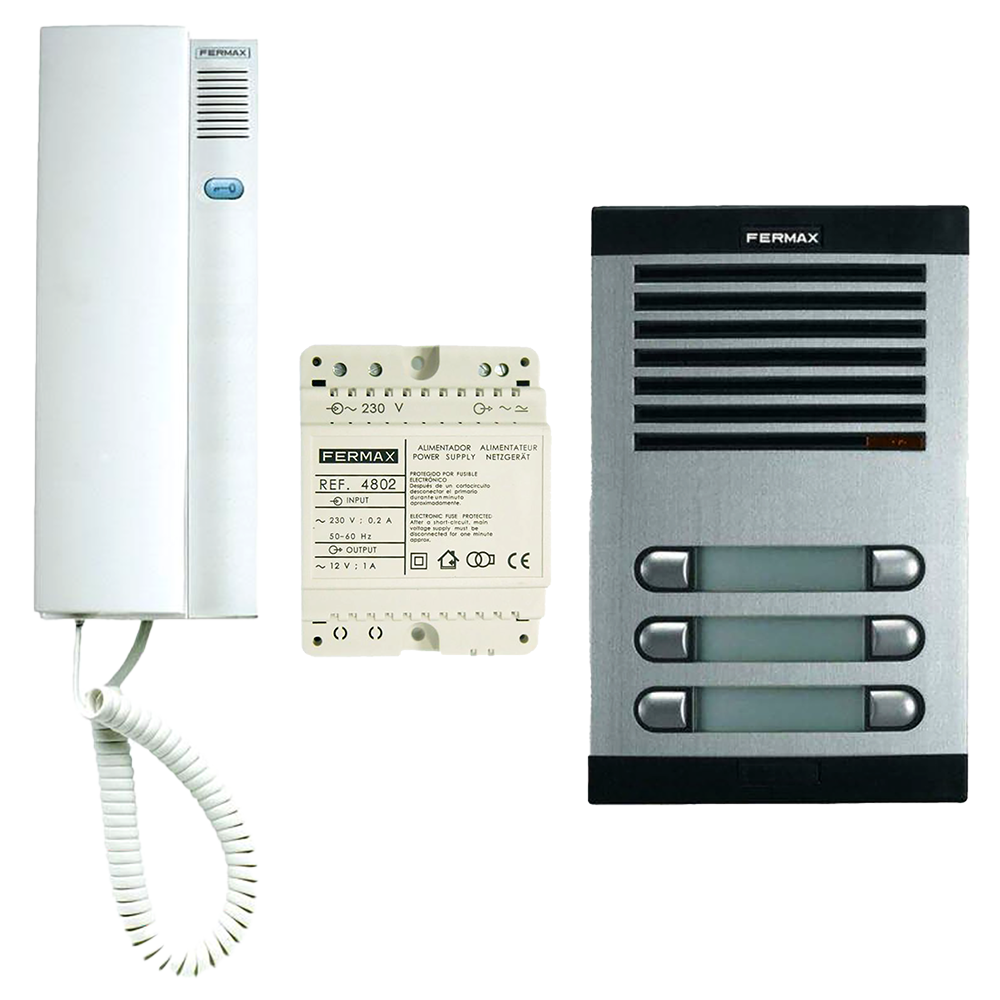 FERMAX 6206 6 Way Citymax Audio Door Entry Kit - White