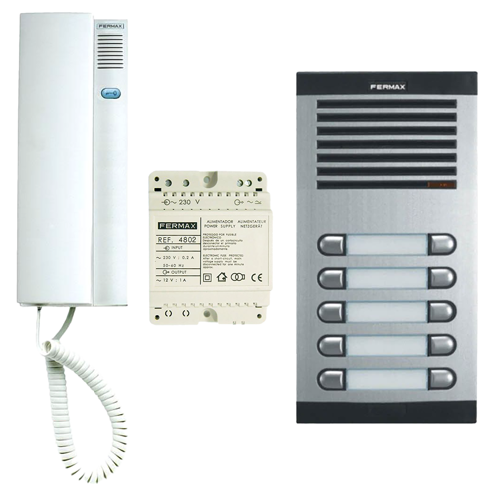 FERMAX 6210 10 Way Citymax Audio Door Entry Kit - White