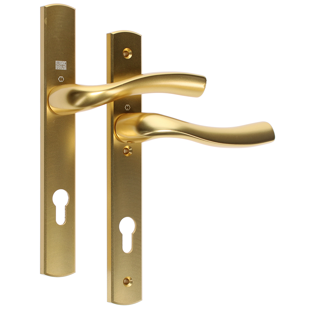 WINKHAUS Palladio Quick Fit 92 Lever/Lever Furniture To Suit 56mm-60mm Doors - Gold (56mm-60mm)