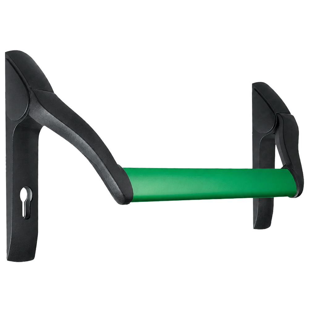 FUHR 870 / 871 Emergency Exit Panic Bar - Black & Green