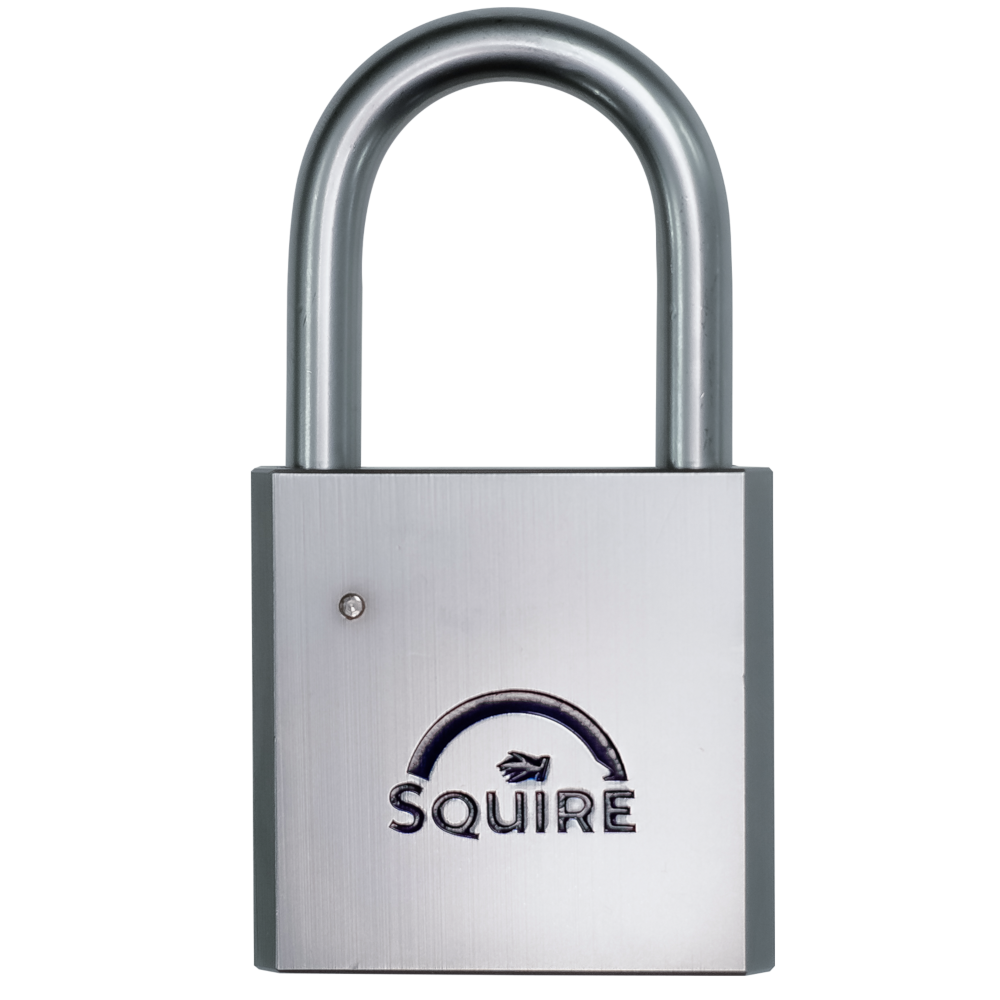 SQUIRE HEB50 Open Shackle Padlock Body To Accept 40mm (30/10) Half Euro Cylinder