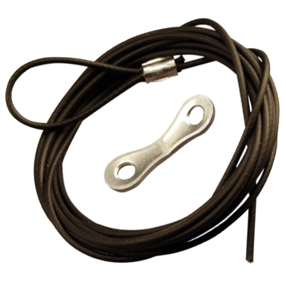 Garage Door Latch Cable - 2.5m Black