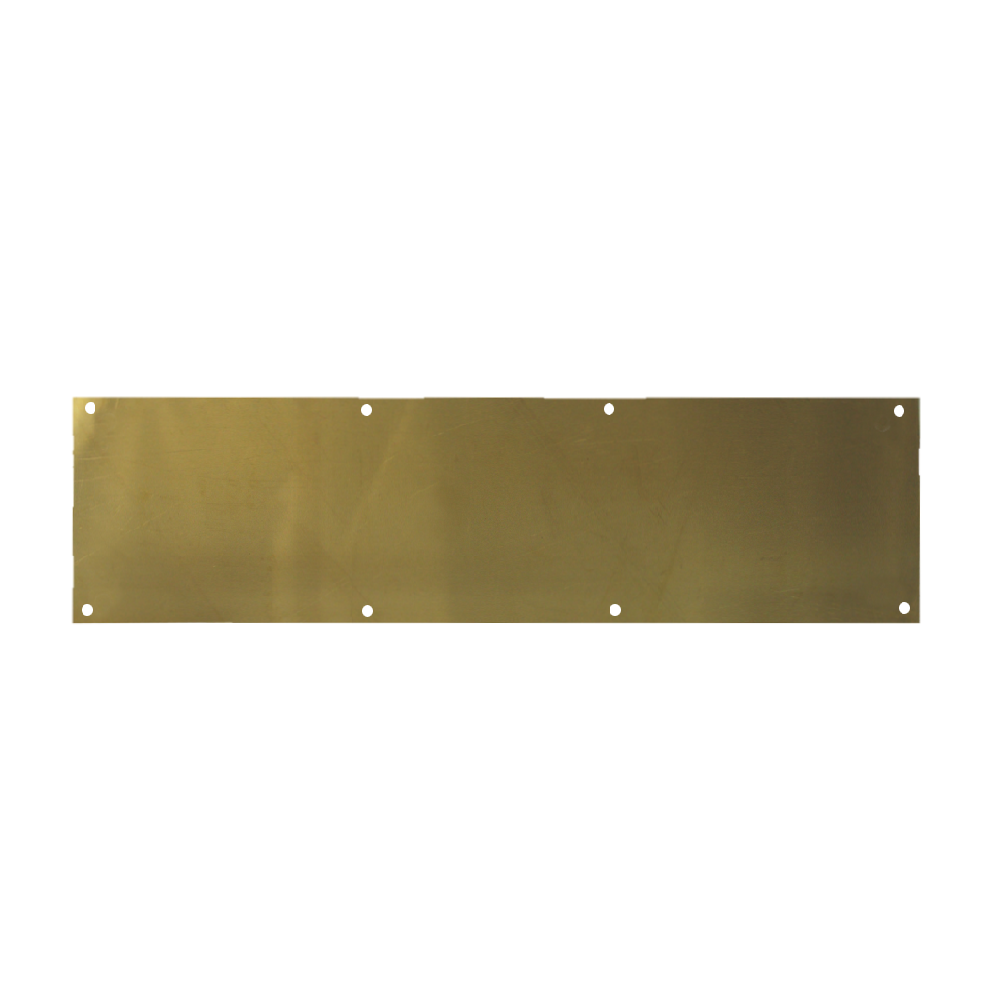 ASEC Kick Plate 150mm Height x 1.2mm Depth (PB) Polished Brass - 710mm Width PB