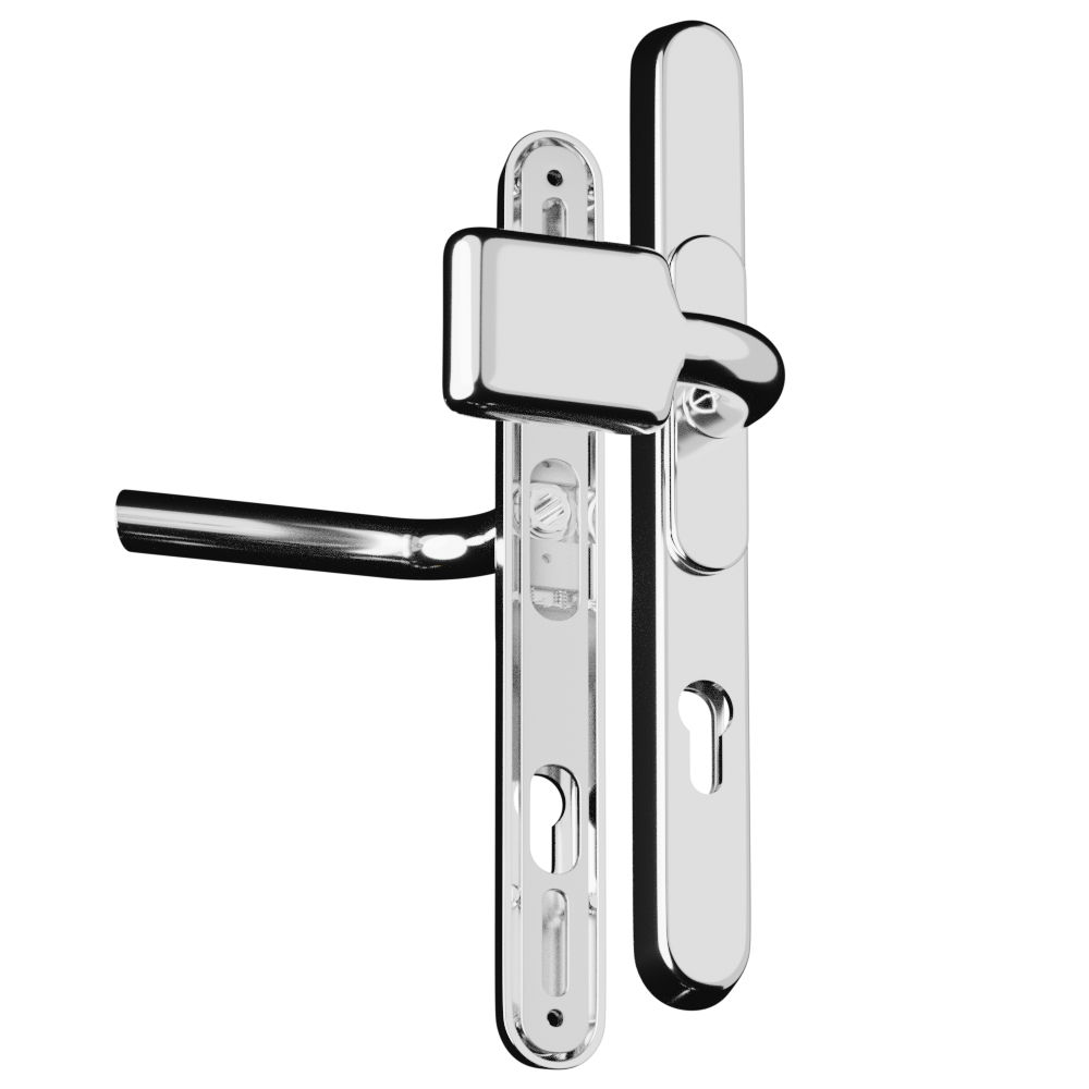 CHAMELEON Pro XL Lever/Pad 59-96mm Centres Adaptable Handle - Polished Silver