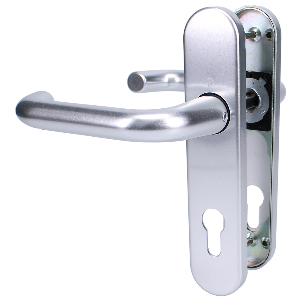 HOPPE Paris 72PZ Euro Profile Lever Handle On Short Backplate 138S/2600