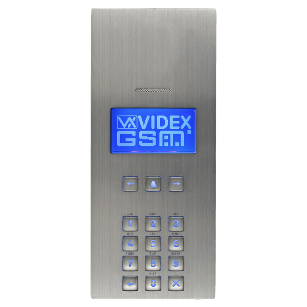 VIDEX 4812R/4G Digital GSM Panel 750 Way LCD Display & Scroll