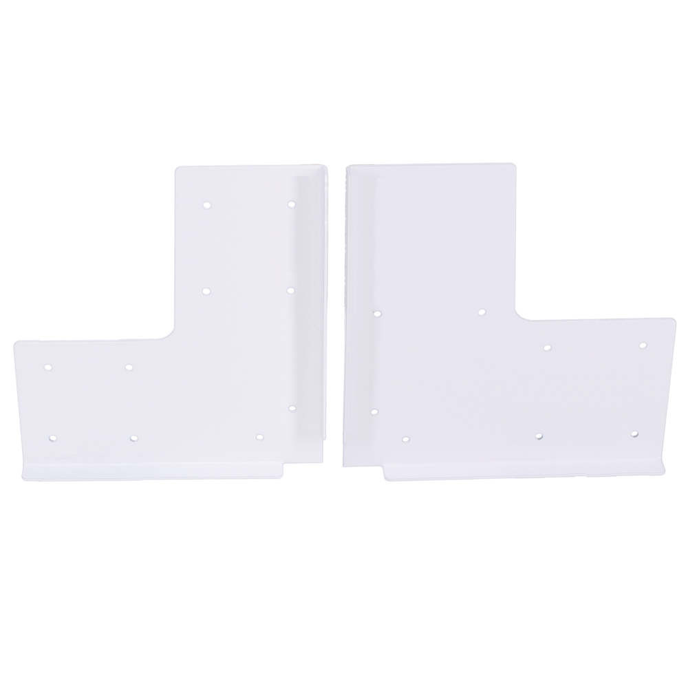 SOUBER TOOLS UPVC Corner Weld Repair Plate 200mm x 200mm (1 Pair) - 63mm Depth White