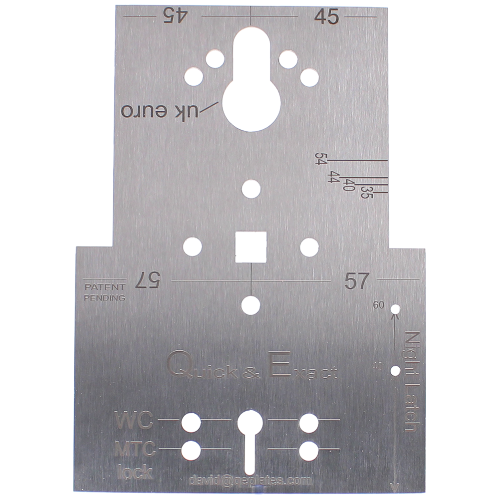 QE Door Lock Latch & Nightlatch Template Jig