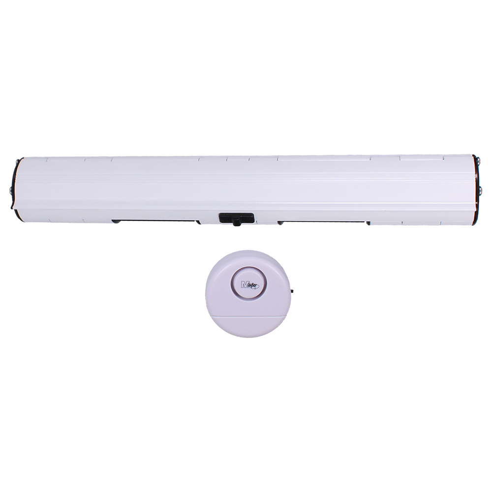 MINDER Patio Door Lock With Vibration Alarm - White