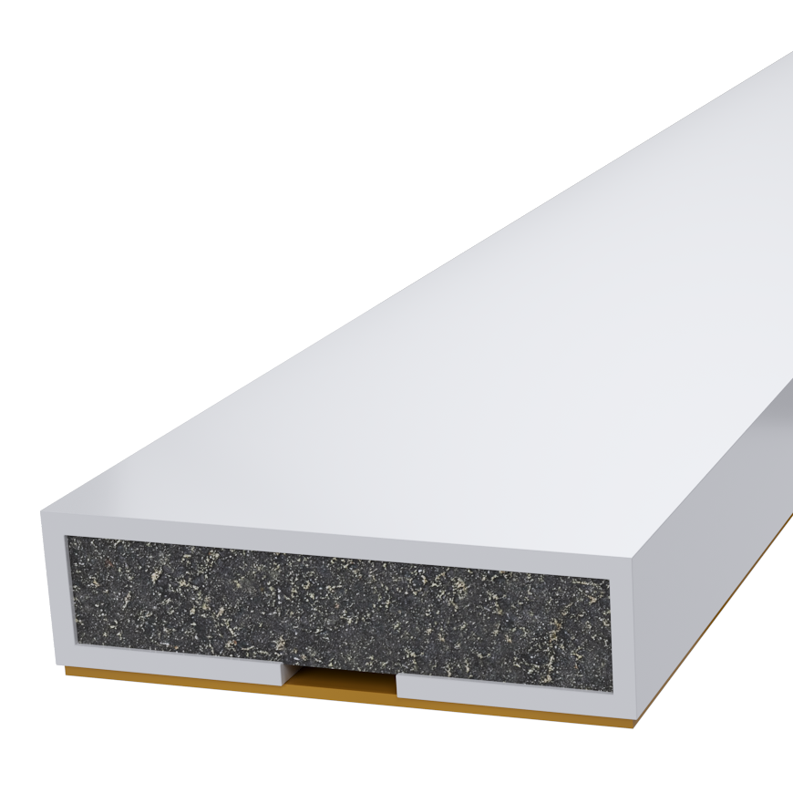 15mm x 4mm - White 15mm x 4mm - White