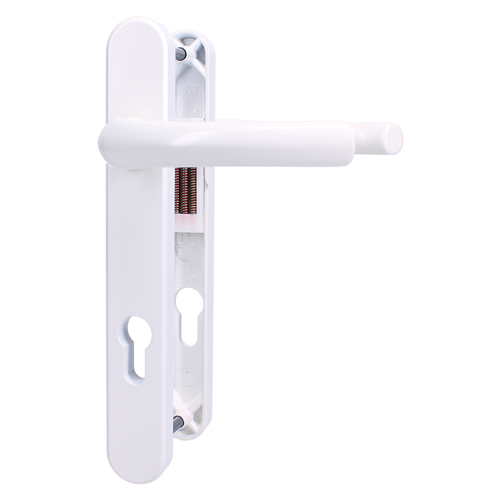 HOPPE Tokyo 92mm Door Furniture 230mm Backplate With 203mm Screw Centres - White