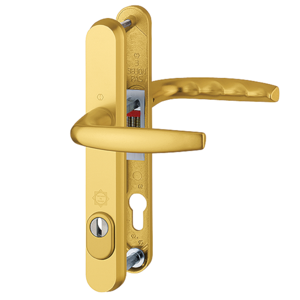 HOPPE Atlanta TS007 (2 Star) Door Furniture PAS24 92mm Centres 215mm Screw Centres