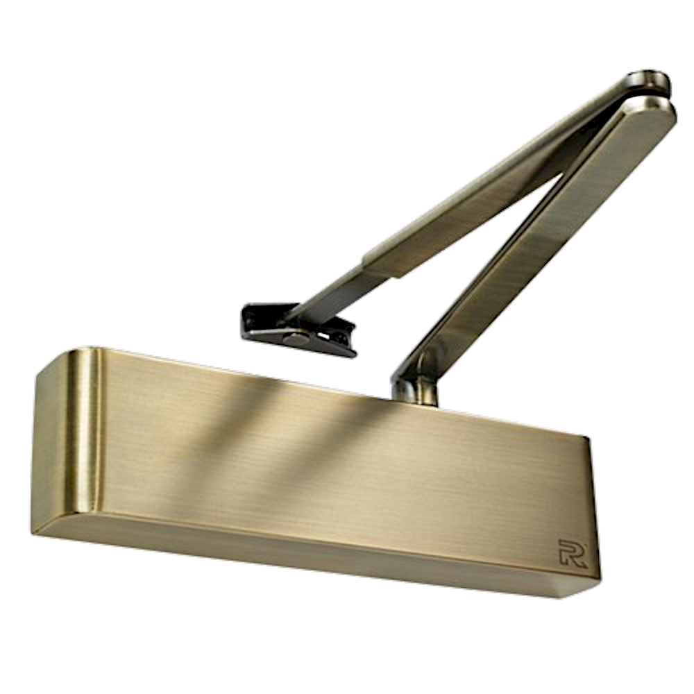 RUTLAND Fire Rated TS.5204 Door Closer Size EN 2-4 With Backcheck - Antique Brass