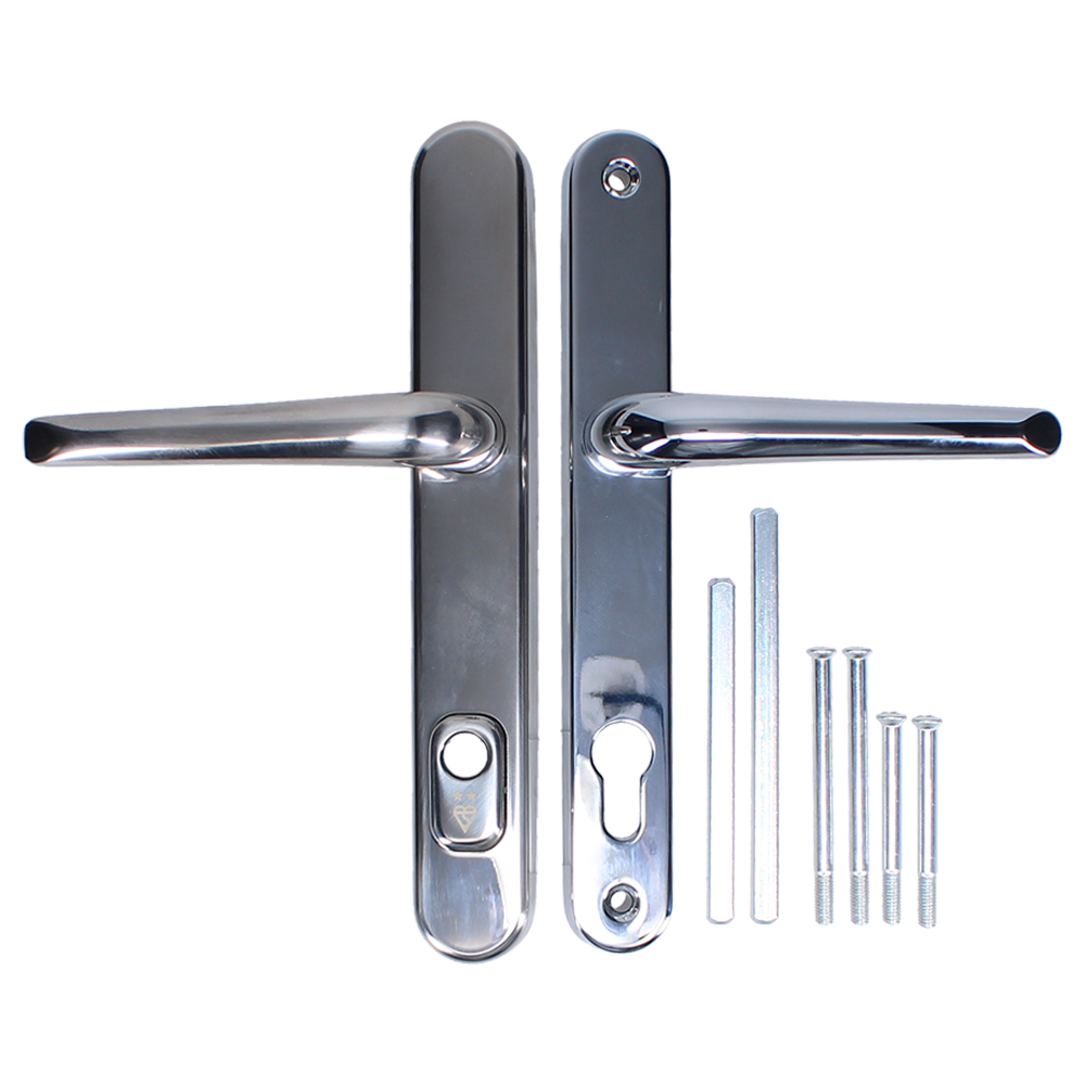 DYNAMIC TS007 2 Star Lever/Lever Security Door Handle - Chrome