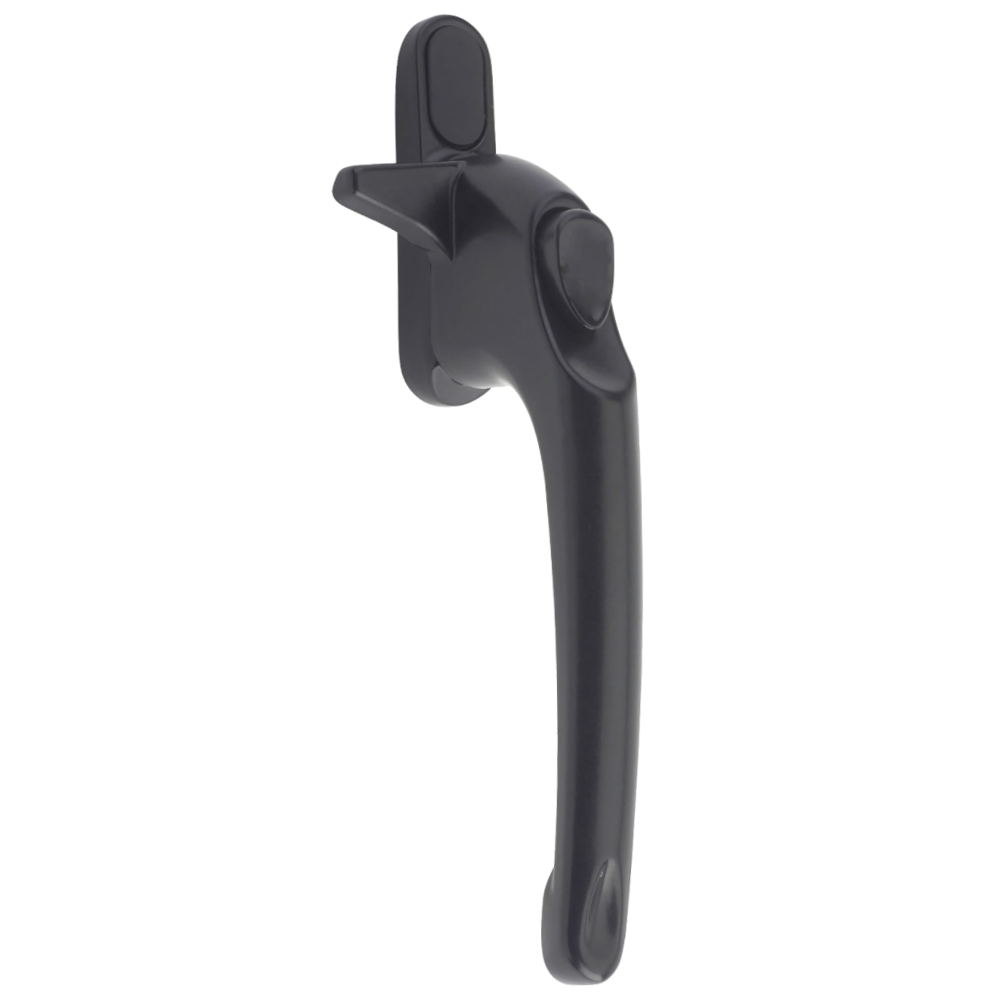 ERA Maxim Cockspur Non-Locking Handle With 21mm Nose Height - RH Black 21mm