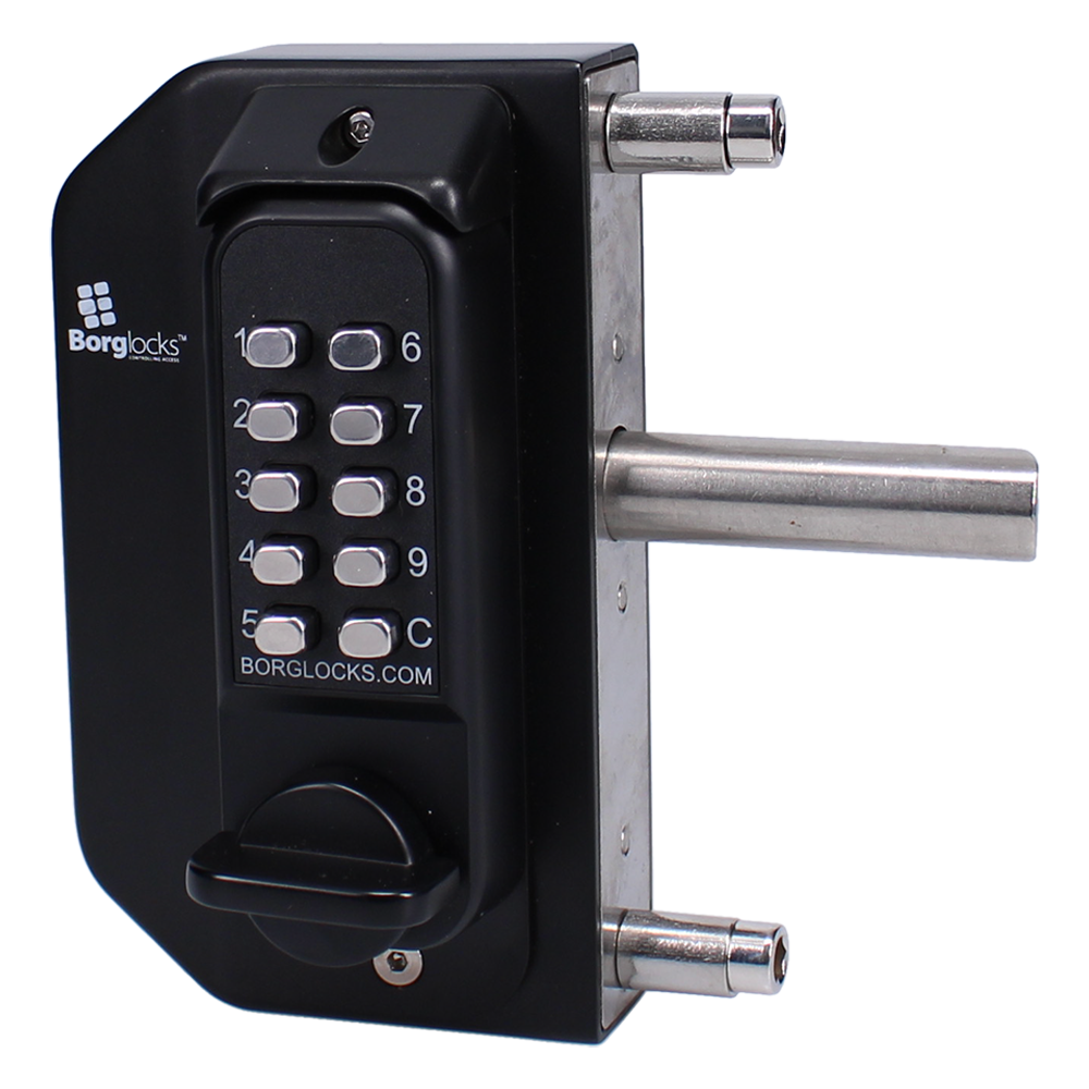 BORG LOCKS BL3030 MG Pro Mini Gate Lock Knob Operated Double Sided Keypad