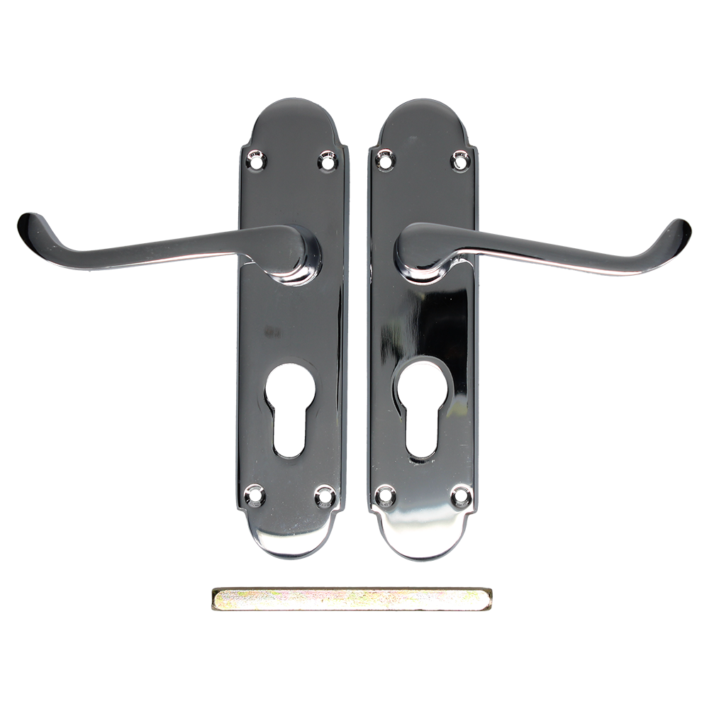 EPSOM Lever Euro Plate Door Handles