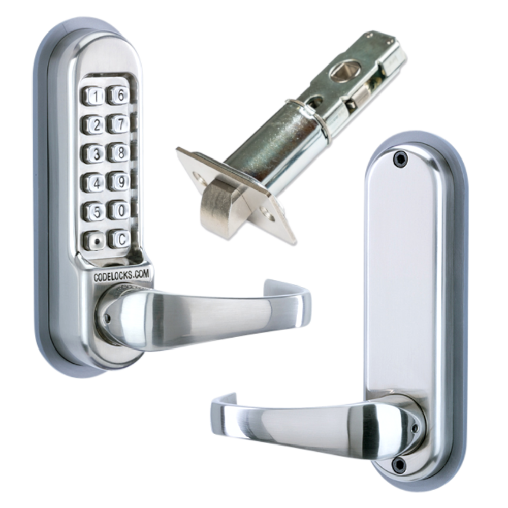 CODELOCKS CL0540 / CL0545 Stainless Steel Digital Gate Lock With Adjustable Latch
