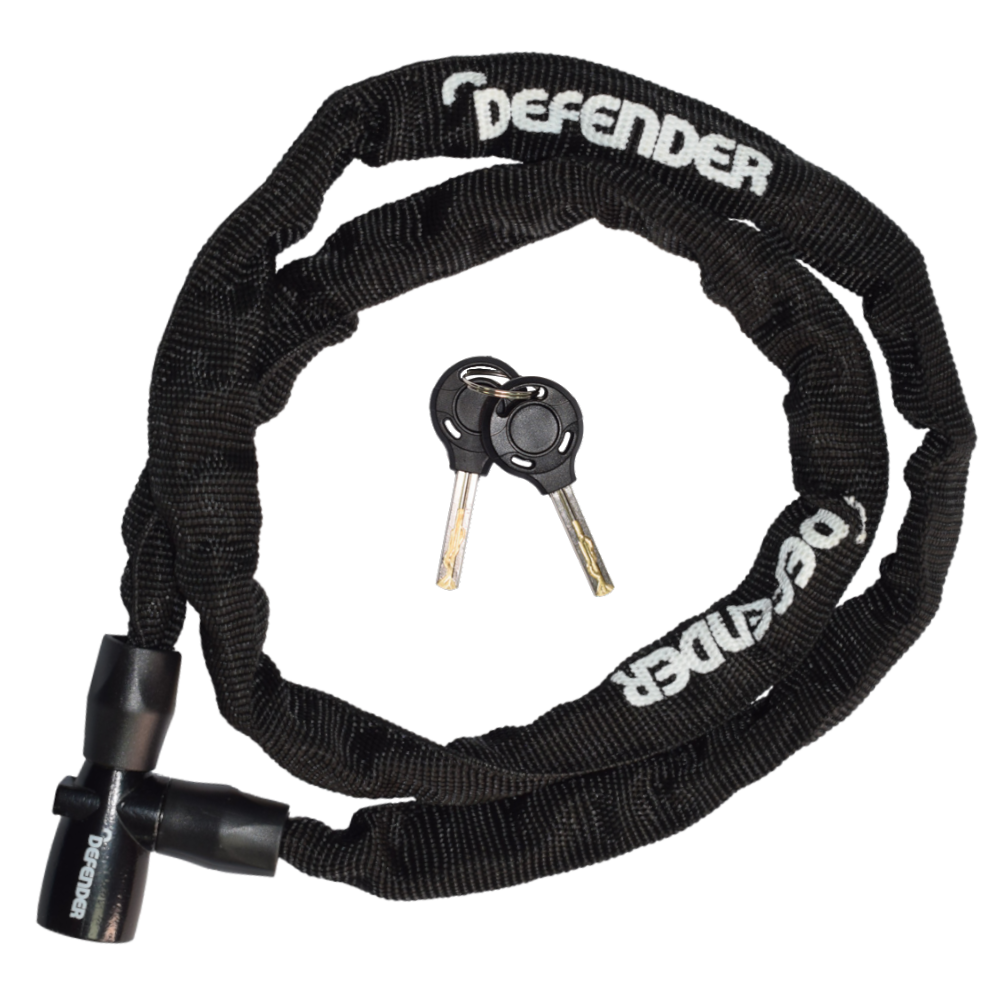 DEFENDER By Squire Cycle Chain Lock Key operated 3.5mm x 900mm