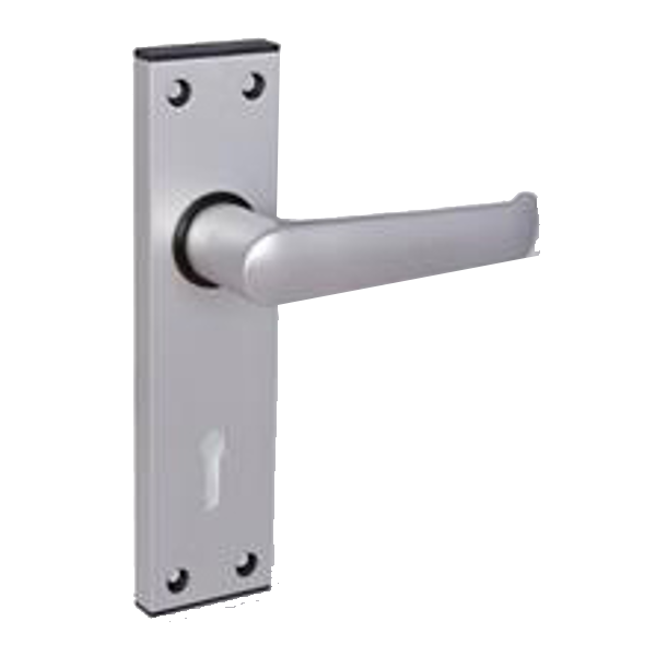 Anodised Silver Lever Lock Anodised Silver Lever Lock