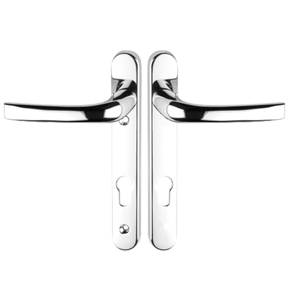 ASEC 92 Lever/Lever UPVC Furniture - 220mm Backplate
