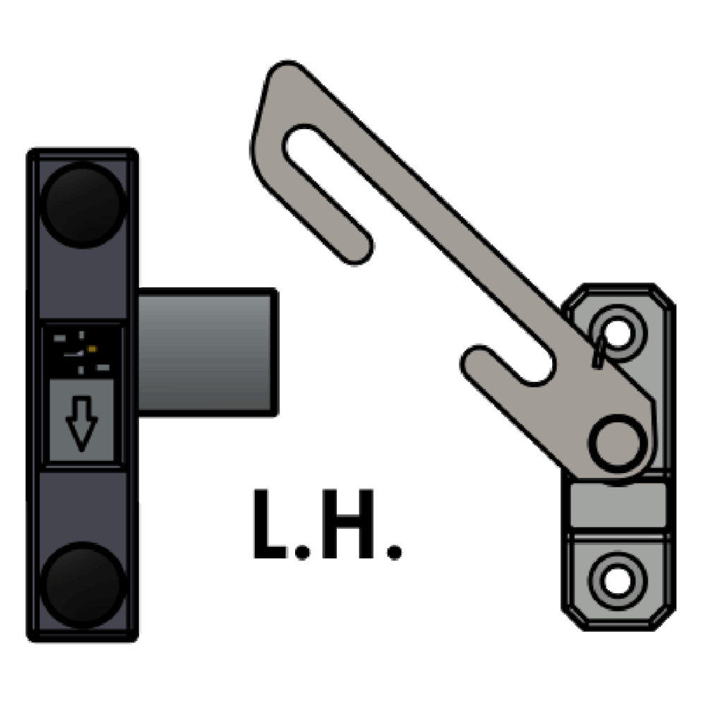 ASEC Tilt & Turn Res-Lok Restrictor Kit - White LH