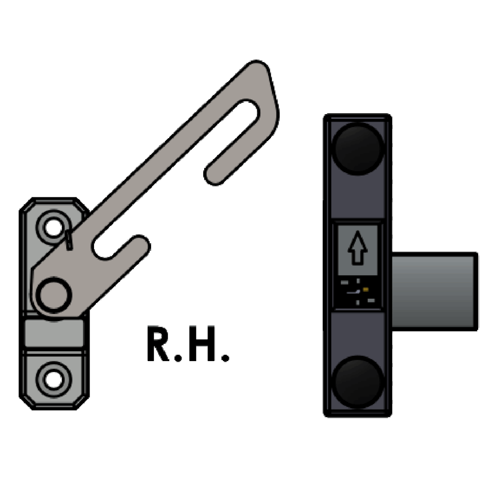 ASEC Tilt & Turn Res-Lok Restrictor Kit - White RH