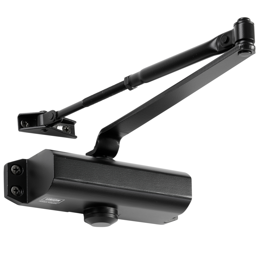 Union CE3F Size 3 Overhead Door Closer - Black (Matt)