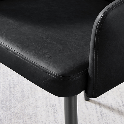 I Tested The Sleek And Stylish Modern Black Leather Dining Chairs - View #2