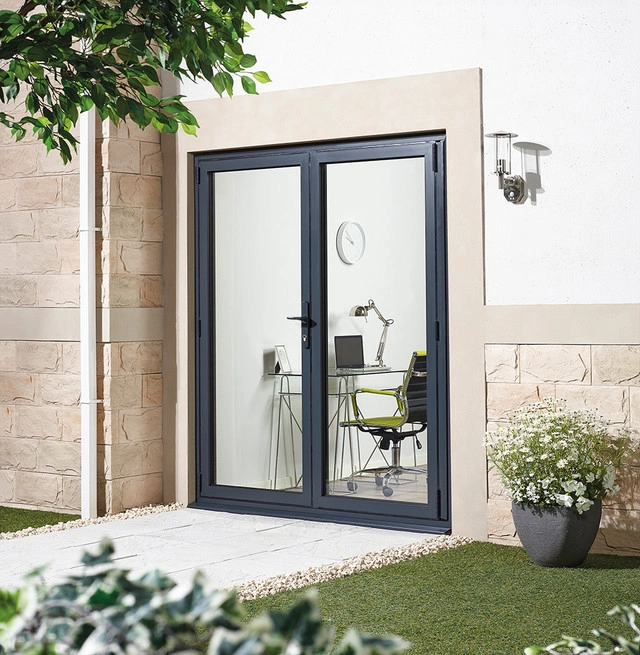 If you really want to make an entrance, double doors, or French doors, are the way to go.