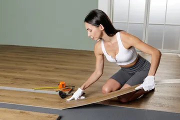 Laminate flooring is scratch resistant, making it great for busy households.