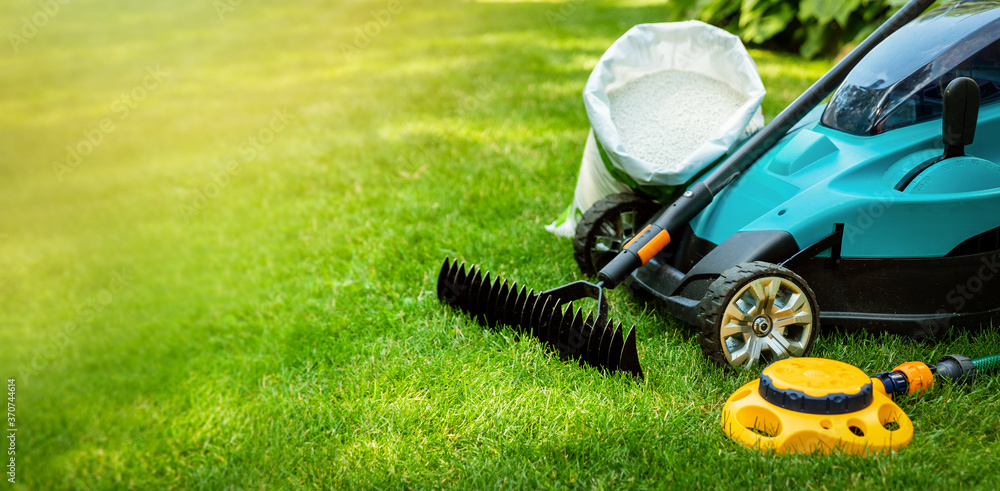 Feeding your lawn after winter is vital. Nitrogen is important to boost growth. 
