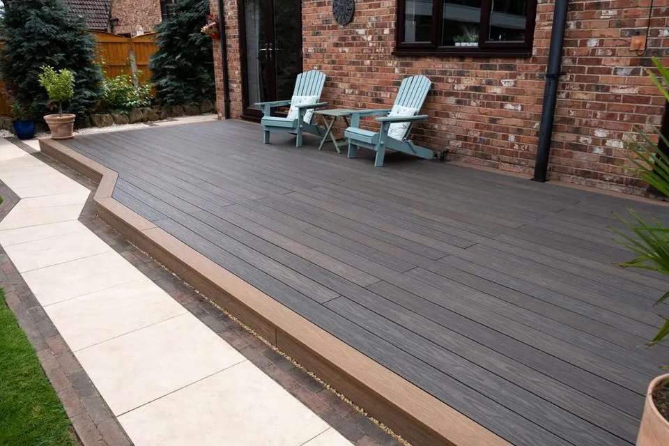 Composite decking is a low-maintenance option for your garden.