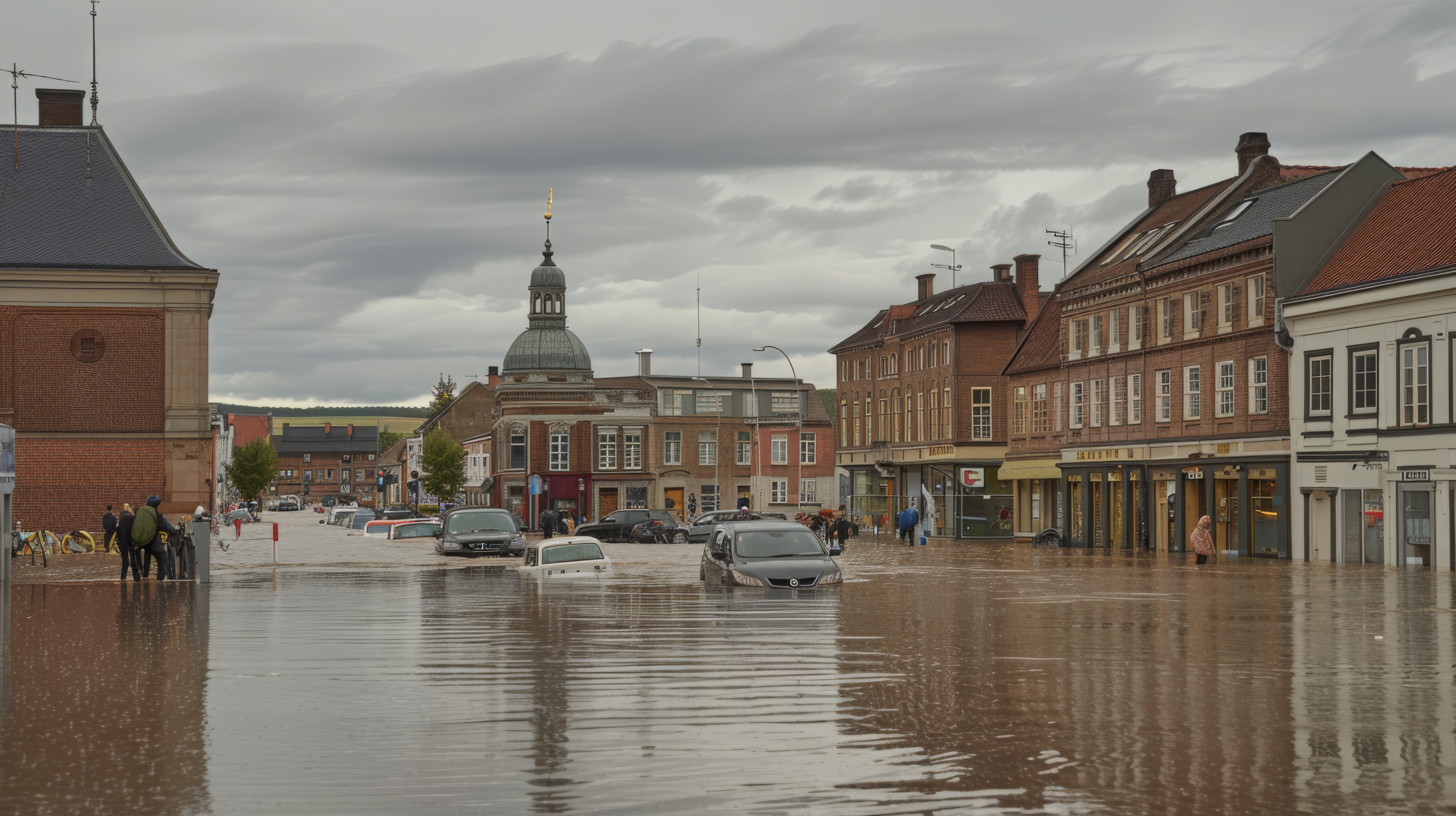 an image of a flooded neighborhood in london