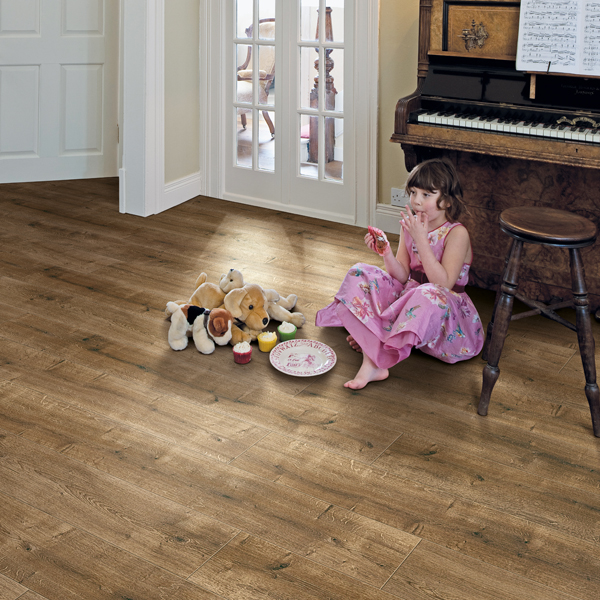 an image of a modern looking laminate flooring in grey room