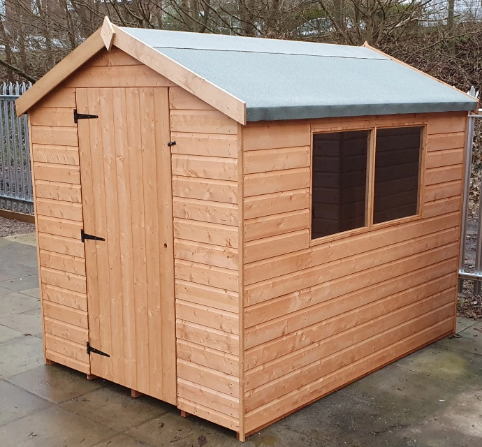A Norfolk Albany Shed - with Tongue & Groove shiplap. A Norfolk Albany Shed - with Tongue & Groove shiplap.