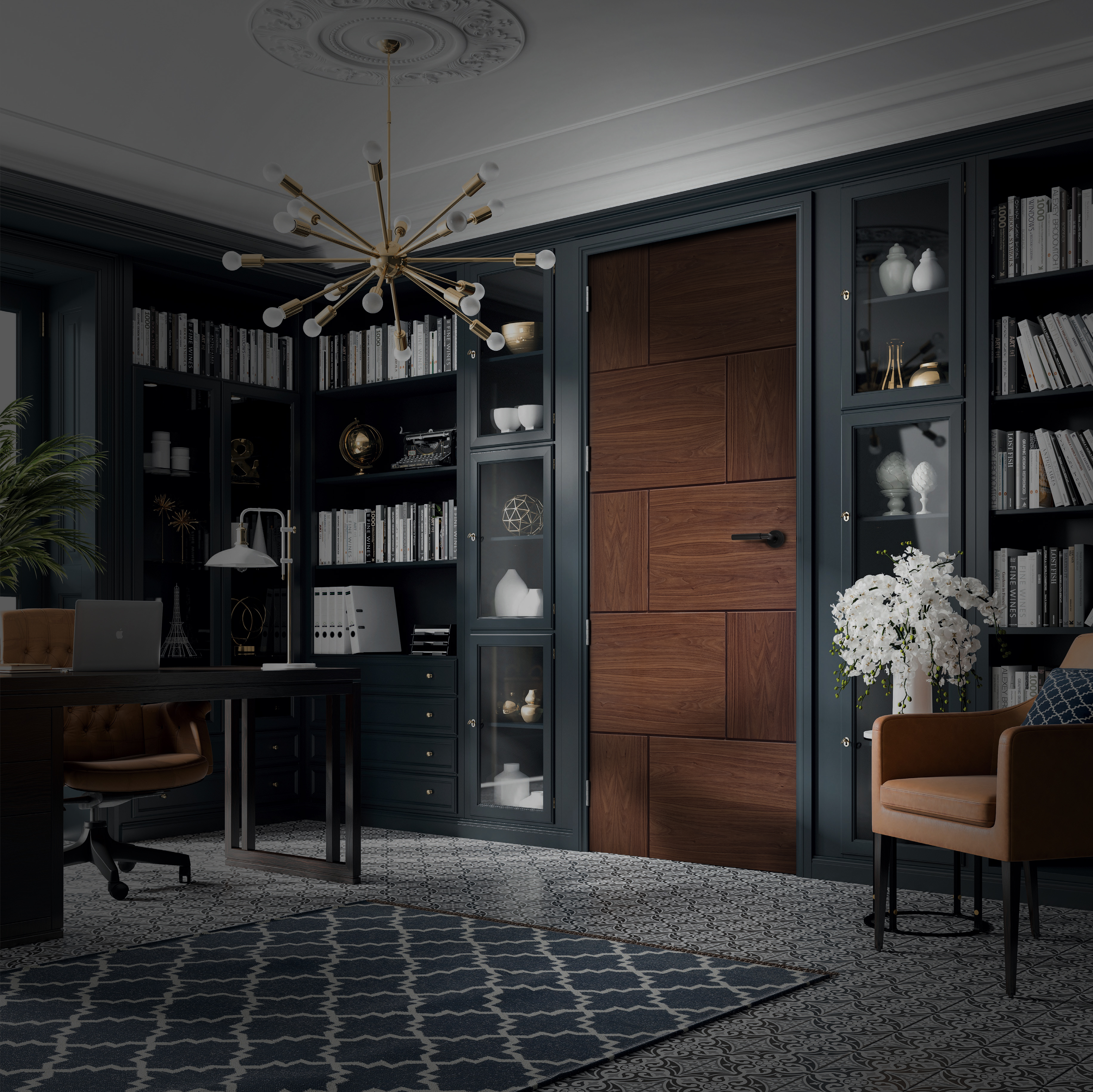You also need to consider how the colour and type of door frame or architrave might complement your internal black doors and the design of your space.