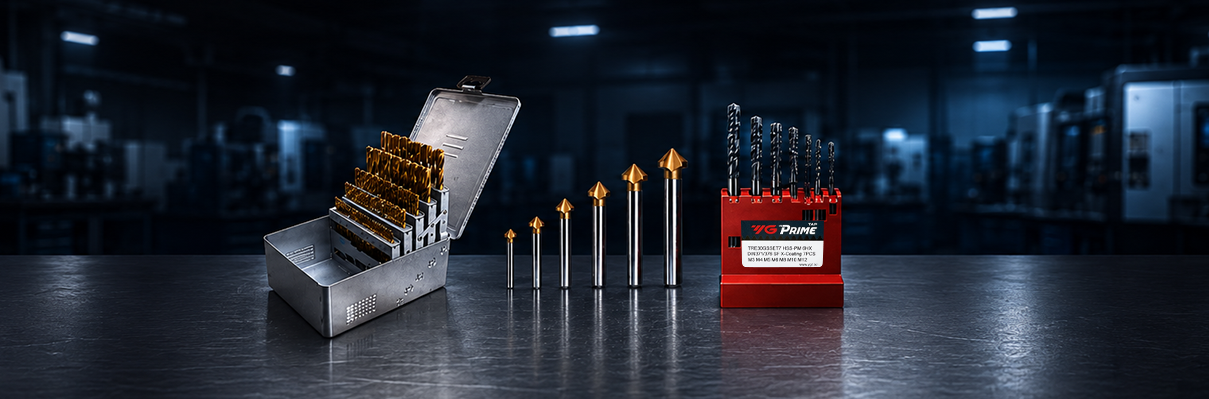 Buy 1 get 1 free on Drill, Countersink and Tap Sets