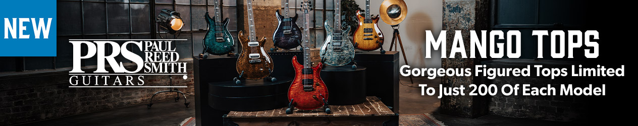 Gorgeous Limited Edition PRS Mango Tops at Andertons Music Co. 