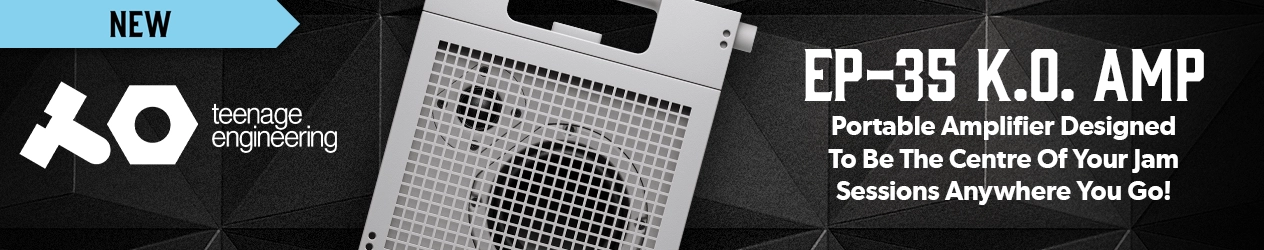 Teenage Engineering EP-35 K.O. Amp / 6-input battery-powered amp for jamming wherever you go! / Shop Now - Andertons Music Co.
