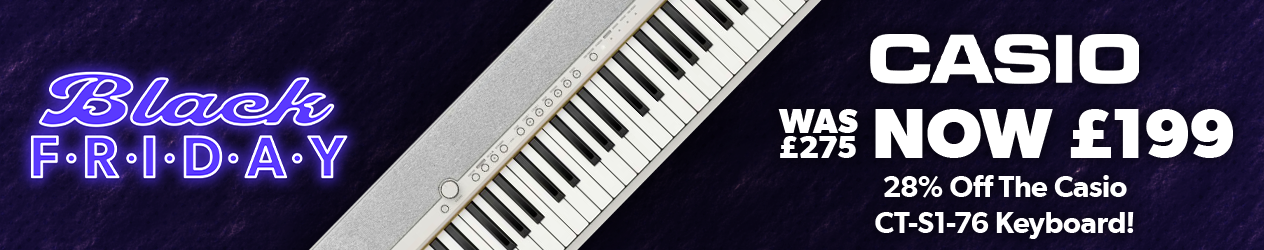 28% off the Casio CT-S1-76, now £199 - Black Friday Clearance 2026