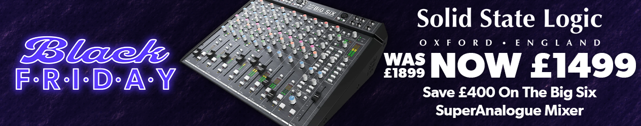 £400 Off The SSL Big Six Mixer - Black Friday Clearance 2026