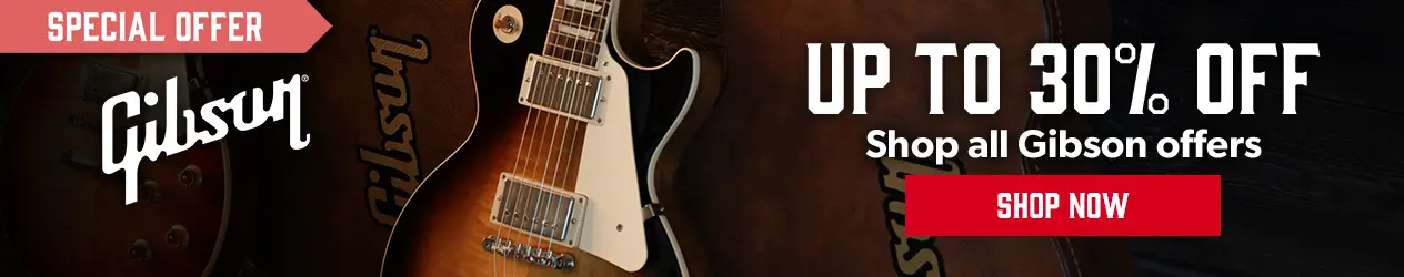 Shop up to 30% off Gibson Les Pauls, SGs, ES-335s, Firebirds and more - Andertons Music Co.
