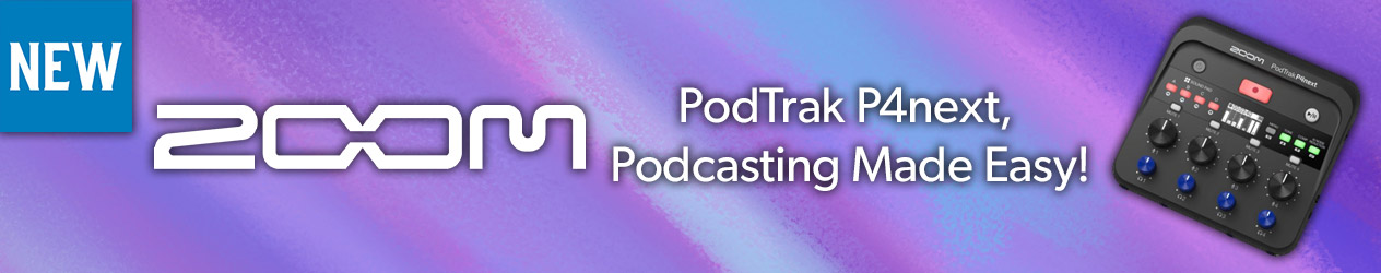 Zoom PodTrak, Podcasting made easy!