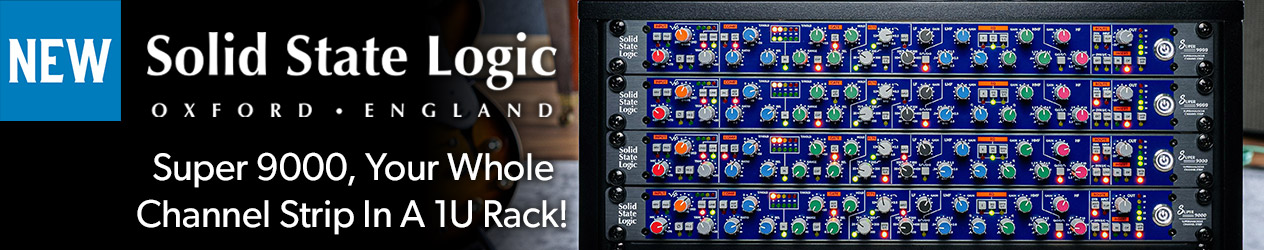 Super 9000, your whole channel strip in a 1U Rack!