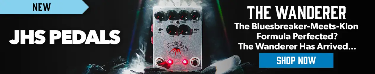 JHS / The Bluesbreaker-meets-Klon formula perfected? The Wanderer has arrived... - Andertons Music Co.