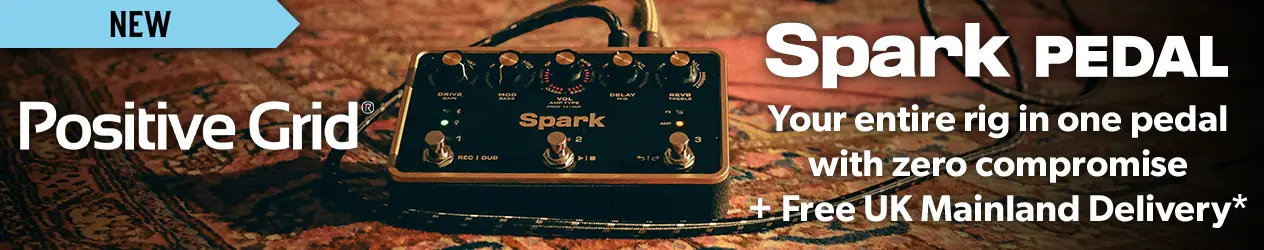 Positive Grid Spark Pedal out now - Andertons Music Co.