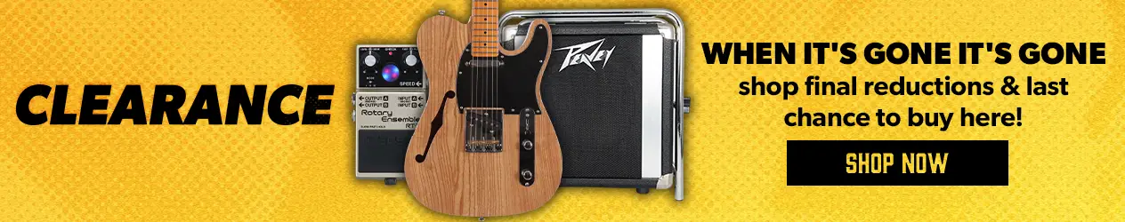 Last chance to buy deals on guitars, amps, pedals and more - Andertons Music Co. Clearance Sale 2026